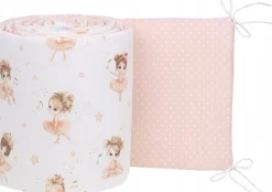 Babymam dwustronny ochraniacz 180x30 do łóżeczka