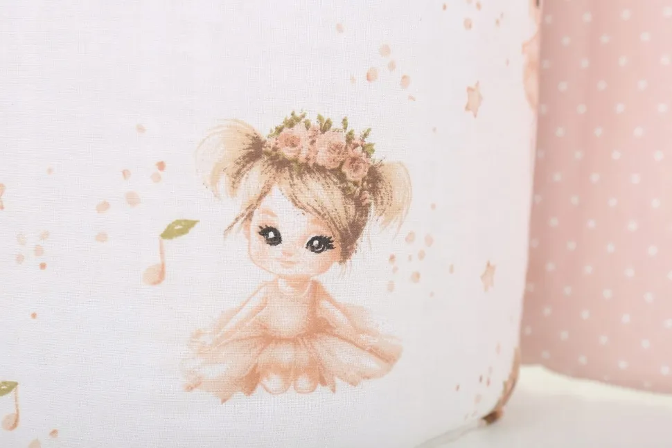 Babymam dwustronny ochraniacz 180x30 do łóżeczka