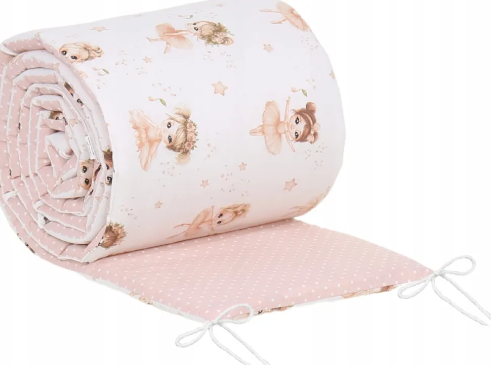 Babymam dwustronny ochraniacz 180x30 do łóżeczka