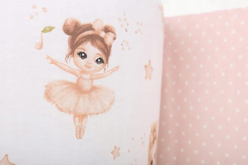 Babymam dwustronny ochraniacz 180x30 do łóżeczka