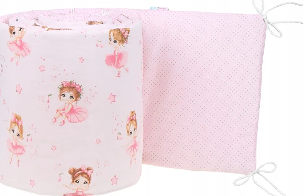 Babymam dwustronny ochraniacz 180x30 do łóżeczka