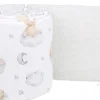 Babymam dwustronny ochraniacz 180x30 do łóżeczka