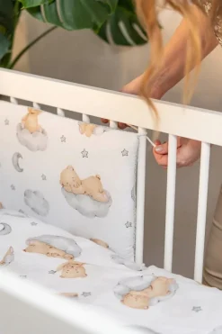 Babymam dwustronny ochraniacz 180x30 do łóżeczka