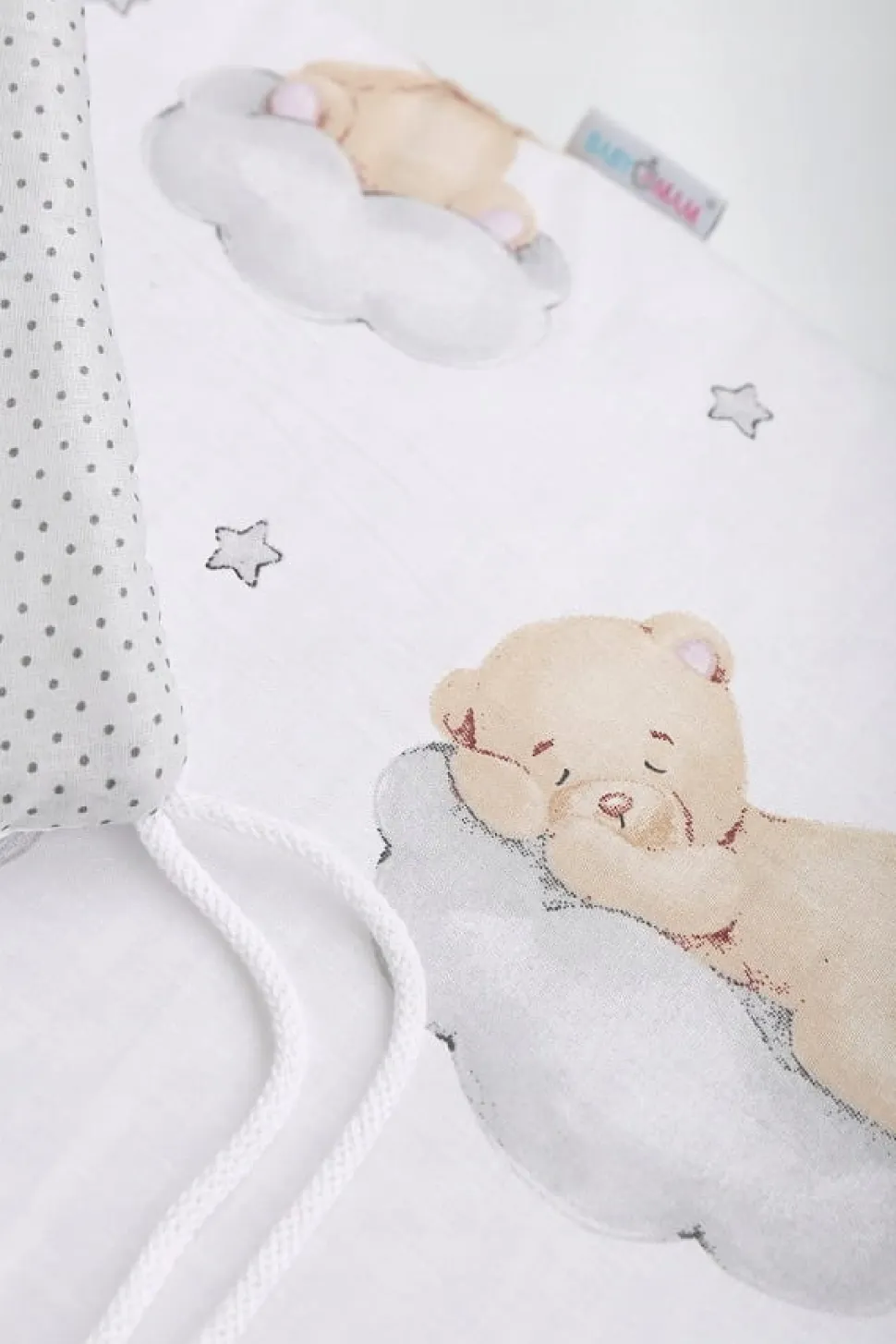 Babymam dwustronny ochraniacz 180x30 do łóżeczka