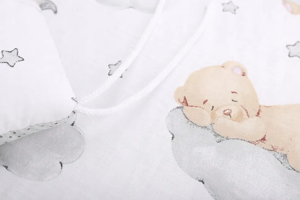 Babymam dwustronny ochraniacz 180x30 do łóżeczka
