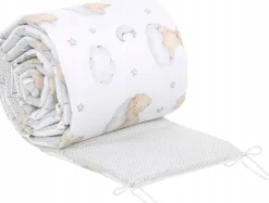 Babymam dwustronny ochraniacz 180x30 do łóżeczka