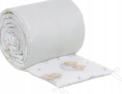 Babymam dwustronny ochraniacz 180x30 do łóżeczka