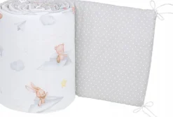 Babymam dwustronny ochraniacz 180x30 do łóżeczka