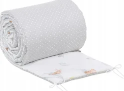 Babymam dwustronny ochraniacz 180x30 do łóżeczka