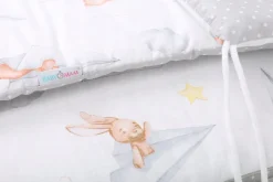 Babymam dwustronny ochraniacz 180x30 do łóżeczka