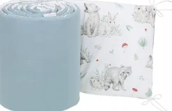 Babymam dwustronny ochraniacz 180x30 do łóżeczka