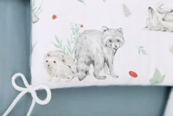 Babymam dwustronny ochraniacz 180x30 do łóżeczka