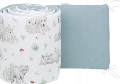 Babymam dwustronny ochraniacz 180x30 do łóżeczka