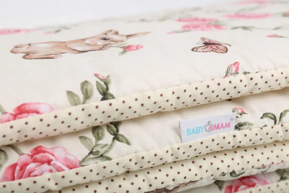 Babymam dwustronny ochraniacz 180x30 do łóżeczka