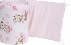 Babymam dwustronny ochraniacz 180x30 do łóżeczka