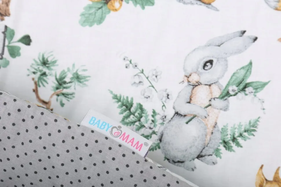 Babymam dwustronny ochraniacz 180x30 do łóżeczka