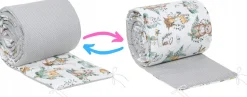 Babymam dwustronny ochraniacz 180x30 do łóżeczka