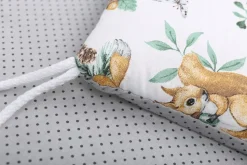 Babymam dwustronny ochraniacz 180x30 do łóżeczka