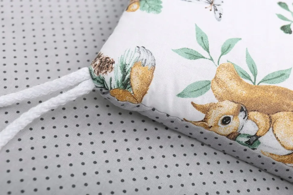 Babymam dwustronny ochraniacz 180x30 do łóżeczka