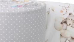 Babymam dwustronny ochraniacz 180x30 do łóżeczka