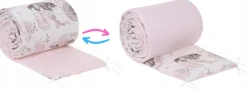 Babymam dwustronny ochraniacz 180x30 do łóżeczka premium
