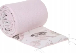 Babymam dwustronny ochraniacz 180x30 do łóżeczka premium