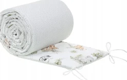 Babymam dwustronny ochraniacz 180x30 do łóżeczka