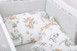 Babymam dwustronny ochraniacz 180x30 do łóżeczka