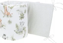 Babymam dwustronny ochraniacz 180x30 do łóżeczka