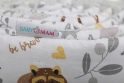 Babymam dwustronny ochraniacz 180x30 do łóżeczka