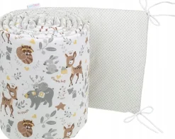 Babymam dwustronny ochraniacz 180x30 do łóżeczka