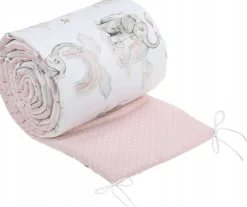 Babymam dwustronny ochraniacz 180x30 do łóżeczka