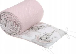 Babymam dwustronny ochraniacz 180x30 do łóżeczka