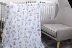 Babymam dwustronny ochraniacz 180x30 do łóżeczka