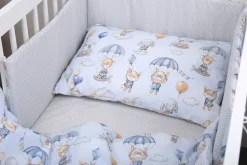 Babymam dwustronny ochraniacz 180x30 do łóżeczka