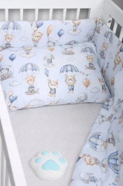 Babymam dwustronny ochraniacz 180x30 do łóżeczka