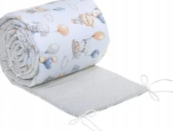 Babymam dwustronny ochraniacz 180x30 do łóżeczka
