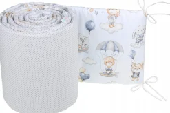 Babymam dwustronny ochraniacz 180x30 do łóżeczka