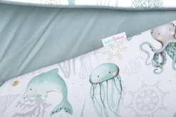 Babymam dwustronny ochraniacz 180x30 do łóżeczka