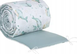 Babymam dwustronny ochraniacz 180x30 do łóżeczka