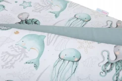 Babymam dwustronny ochraniacz 180x30 do łóżeczka