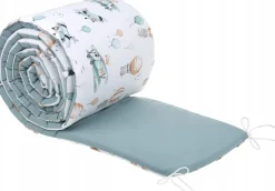 Babymam dwustronny ochraniacz 180x30 do łóżeczka