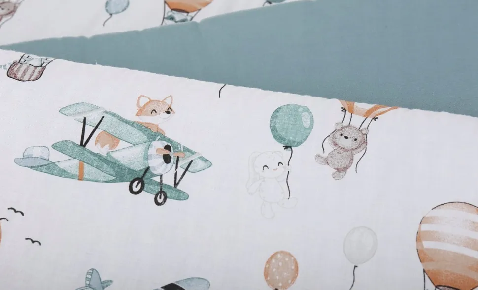 Babymam dwustronny ochraniacz 180x30 do łóżeczka