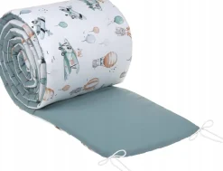 Babymam dwustronny ochraniacz 180x30 do łóżeczka