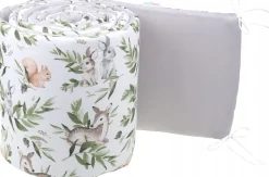 Babymam dwustronny ochraniacz 180x30 do łóżeczka