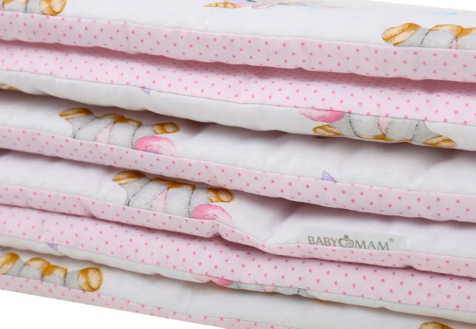 Babymam dwustronny ochraniacz 180x30 do łóżeczka