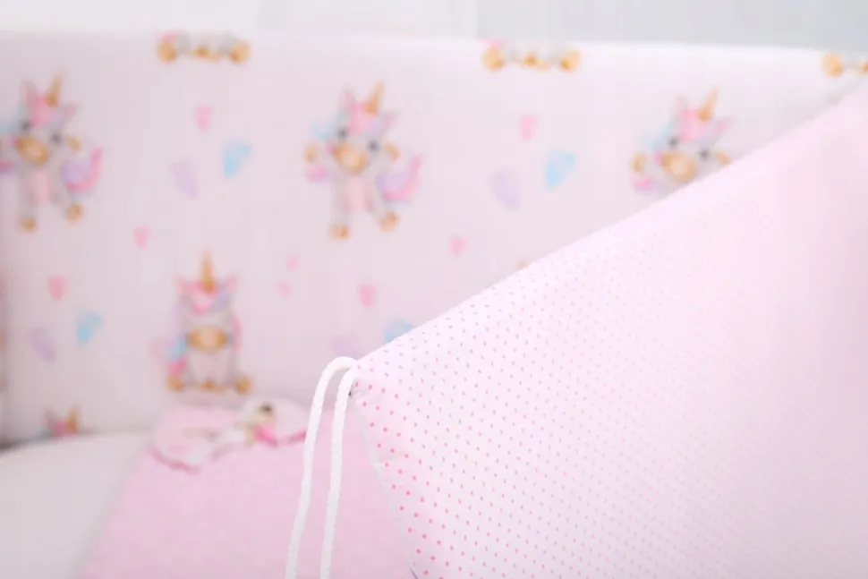 Babymam dwustronny ochraniacz 180x30 do łóżeczka