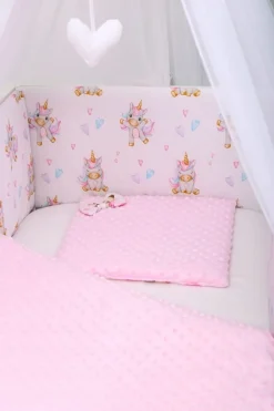 Babymam dwustronny ochraniacz 180x30 do łóżeczka