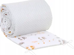 Babymam dwustronny ochraniacz 180x30 do łóżeczka