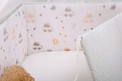 Babymam dwustronny ochraniacz 180x30 do łóżeczka